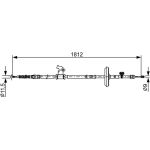 Handbremsseil li 1987482536 Handbremsseil li 1987482536