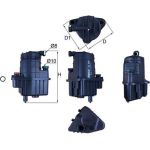 MAHLE Kraftstofffilter KL 832D MAHLE Kraftstofffilter KL 832D