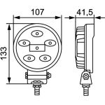 HELLA Arbeitsscheinwerfer 1G0 357 108-012 HELLA Arbeitsscheinwerfer 1G0 357 108-012