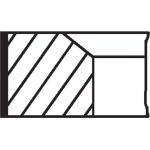 MAHLE Kolbenringsatz 001 RS 00111 0N2 MAHLE Kolbenringsatz 001 RS 00111 0N2