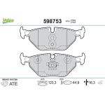 Valeo Bremsbelagsatz 598753 Valeo Bremsbelagsatz 598753