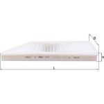 MAHLE Filter, Innenraumluft LA 57 MAHLE Filter, Innenraumluft LA 57