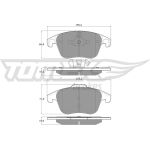 TX 15-93 TOMEX brakes Bremsbelagsatz, Scheibenbremse TX 15-93 TX 15-93 TOMEX brakes Bremsbelagsatz, Scheibenbremse TX 15-93