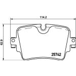 BREMBO Bremsklötze HA P 36 033 BREMBO Bremsklötze HA P 36 033