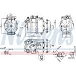 NISSENS Kompressor 890635 NISSENS Kompressor 890635