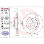 15 481 195 Bremsscheibe VA 09.A817.21 15 481 195 Bremsscheibe VA 09.A817.21