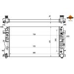 Kühler, Motorkühlung 53833A Kühler, Motorkühlung 53833A