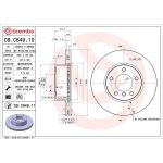 11 481 057 Bremsscheibe VA 09.C649.11 11 481 057 Bremsscheibe VA 09.C649.11