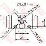 Radbremszylinder BWB170 Radbremszylinder BWB170