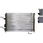 MAHLE Kühler, Motorkühlung CR 493 000S MAHLE Kühler, Motorkühlung CR 493 000S
