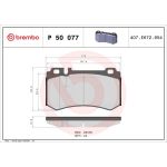 BREMBO Bremsklötze HA P 50 077 BREMBO Bremsklötze HA P 50 077