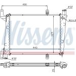 Nissens Wasserkühler PKW 65561A Nissens Wasserkühler PKW 65561A