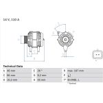 Bosch Lichtmaschine 0 986 042 181 Bosch Lichtmaschine 0 986 042 181