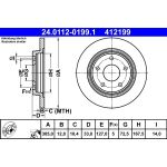 Bremsscheibe Fiat T. Freemont 2.0 Jtd/2.4-3.6 11 24.0112-0199.1 Bremsscheibe Fiat T. Freemont 2.0 Jtd/2.4-3.6 11 24.0112-0199.1