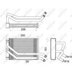 Wärmetauscher, Innenraumheizung 54313 Wärmetauscher, Innenraumheizung 54313