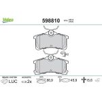 Valeo Bremsbelagsatz 598810 Valeo Bremsbelagsatz 598810