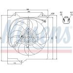 Nissens Kühlerlüfter PKW 85242