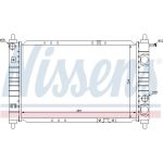 Nissens Wasserkühler PKW 61653 Nissens Wasserkühler PKW 61653