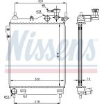 Nissens Wasserkühler PKW 67093 Nissens Wasserkühler PKW 67093