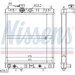Nissens Motorkühler 629871 Nissens Motorkühler 629871
