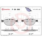 BREMBO Bremsklötze VA P 06 066 BREMBO Bremsklötze VA P 06 066