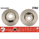 11 481 049 Bremsscheibe VA DF4349S 11 481 049 Bremsscheibe VA DF4349S