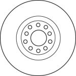 TRW Bremsscheibe VW A6/A8 DF4209S TRW Bremsscheibe VW A6/A8 DF4209S