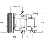 ACP 88 000P MAHLE Klimakompressor 88 000P, 12 V, FS10-170, R134a – u. a. für Ford Mondeo III (B5Y), Stufenheck (B4Y), Turnier (BWY) – OE Nummer 03649381 - l ACP 88 000P MAHLE Klimakompressor 88 000P, 12 V, FS10-170, R134a – u. a. für Ford Mondeo III (B5Y), Stufenheck (B4Y), Turnier (BWY) – OE Nummer 03649381 - l