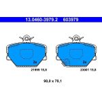 Bremsbelagsatz Smart P. 0,6/0,7/0,8 98-/Fortwo 07 13.0460-3979.2 Bremsbelagsatz Smart P. 0,6/0,7/0,8 98-/Fortwo 07 13.0460-3979.2