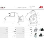 AS-PL Anlasser S3111S