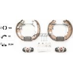 Satz Bremsbacken Fiat 500 1.2, 1.3D Multijet 10.07- (180X32) 84061000 Satz Bremsbacken Fiat 500 1.2, 1.3D Multijet 10.07- (180X32) 84061000