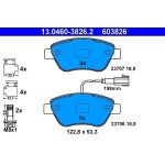 Bremsbelagsatz Fiat P.Fiorino/Linea/Panda/Qubo/500 05 13.0460-3826.2 Bremsbelagsatz Fiat P.Fiorino/Linea/Panda/Qubo/500 05 13.0460-3826.2