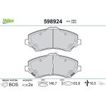 Valeo Bremsbelagsatz 598924 Valeo Bremsbelagsatz 598924