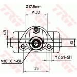 TRW Radbremszylinder BWC153