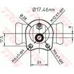TRW Radbremszylinder BWC112 TRW Radbremszylinder BWC112