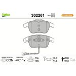 Valeo Bremsbelagsatz 302261 Valeo Bremsbelagsatz 302261