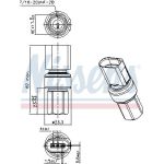 NISSENS Druckschalter, Klimaanlage 301098 NISSENS Druckschalter, Klimaanlage 301098