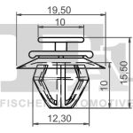 FA1 Befestigungsclip Zier-/Schutzleiste 21-40021.10 FA1 Befestigungsclip Zier-/Schutzleiste 21-40021.10