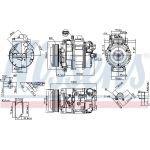 Nissens Klimakompressor PKW 89599 Nissens Klimakompressor PKW 89599