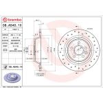 Bremsscheibe HA Xtra 08.A540.1X Bremsscheibe HA Xtra 08.A540.1X