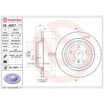 15 482 062 Bremsscheibe HA 08.A957.11 15 482 062 Bremsscheibe HA 08.A957.11