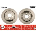 TRW Bremsscheibe Hinterachse DF6048