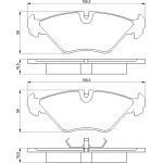 Bosch Bremsbelagsatz 0 986 461 766 Bosch Bremsbelagsatz 0 986 461 766