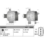 DENSO Generator DAN991 DENSO Generator DAN991