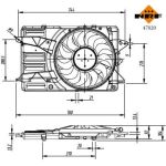 NRF Kühlerlüfter 47020 NRF Kühlerlüfter 47020