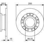 Bremsscheibe 0 986 479 A50 Bremsscheibe 0 986 479 A50