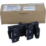 5G0959857EIHA VAG Original 5G0959857EIHA Fensterschalter Skoda Kodiaq 16- (Farbe: Mattschwarz - Brillantes Chrom) – – OE-Nr. 5G0959857EIHA