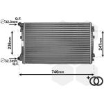 VAN WEZEL Kühler, Motorkühlung 58002338 VAN WEZEL Kühler, Motorkühlung 58002338