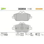 Valeo Bremsbelagsatz 302654 Valeo Bremsbelagsatz 302654