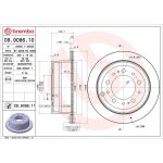 82 482 037 Bremsscheibe HA 09.9086.11